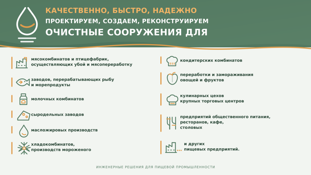 Проектирование очистных сооружений